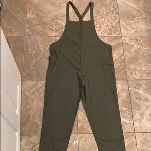 Cloth oversized overalls